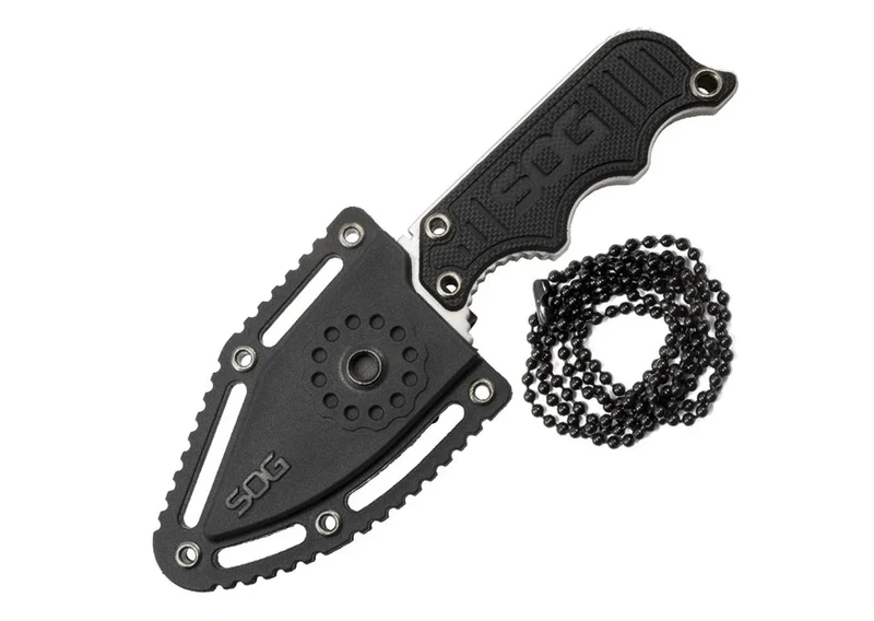 Couteau fixe de poche tactiques portable, autodéfense / EDC "SOG - Instinct mini G10 NB1002-CP'