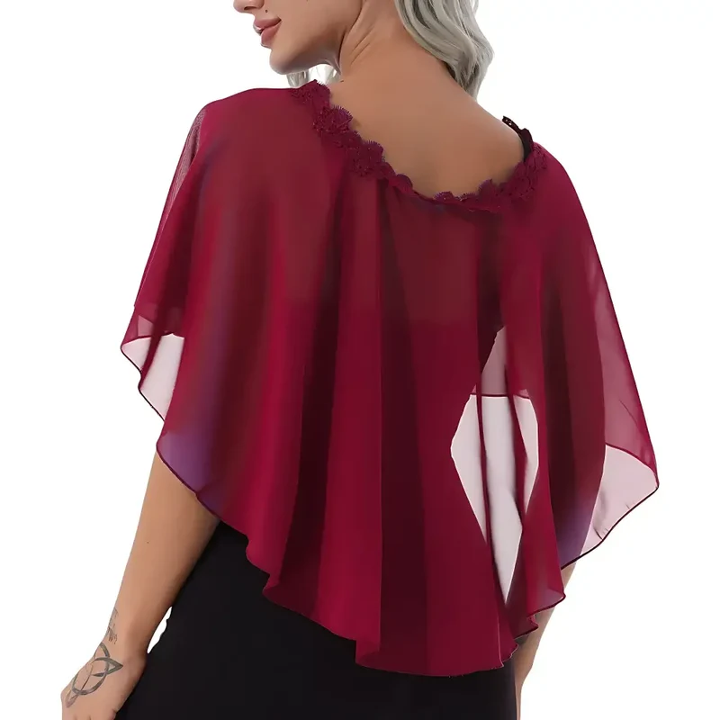 Poncho femme soirée