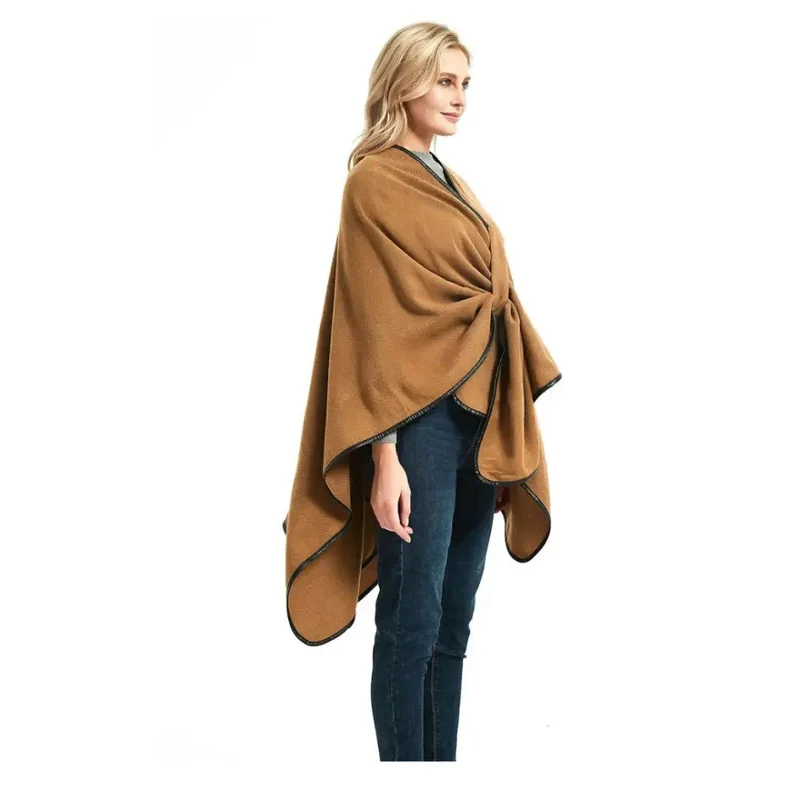 Châle poncho pour femme