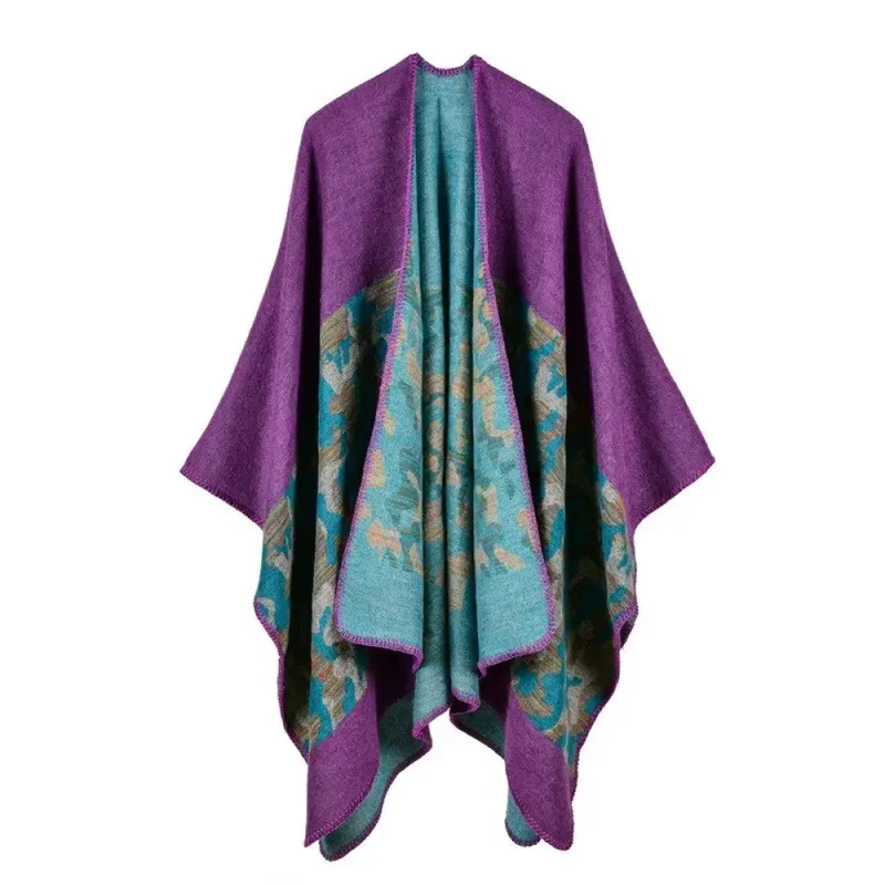 Poncho intérieur femme