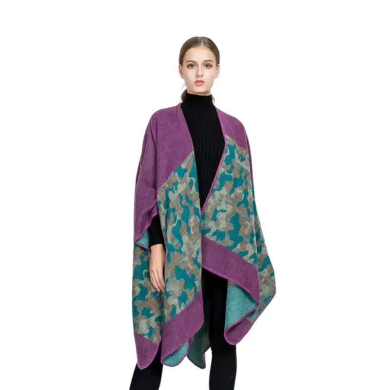 Poncho intérieur femme