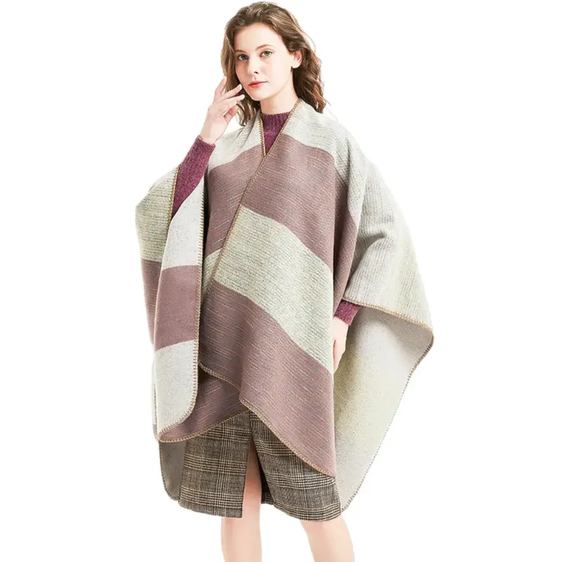 Poncho intérieur femme