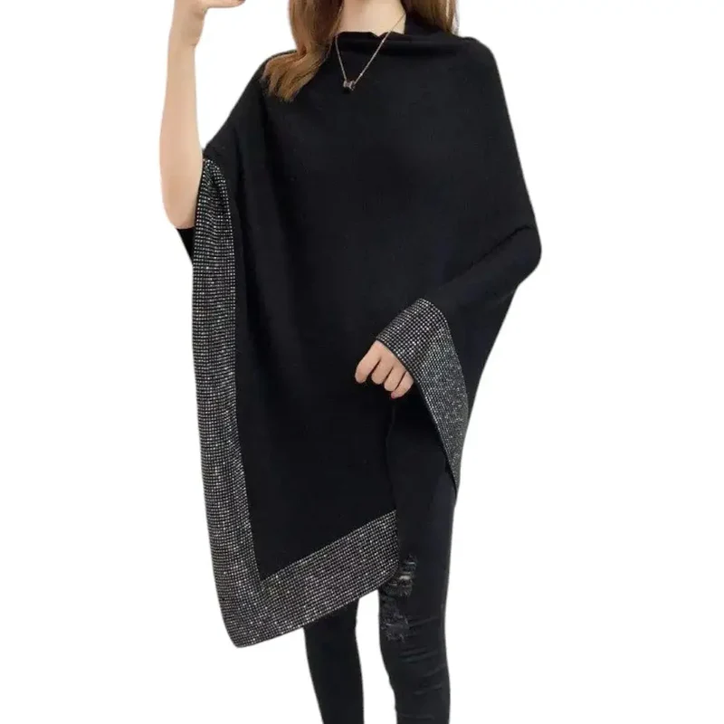 Poncho femme classe