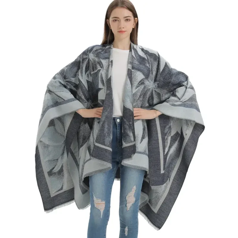 Poncho chic femme