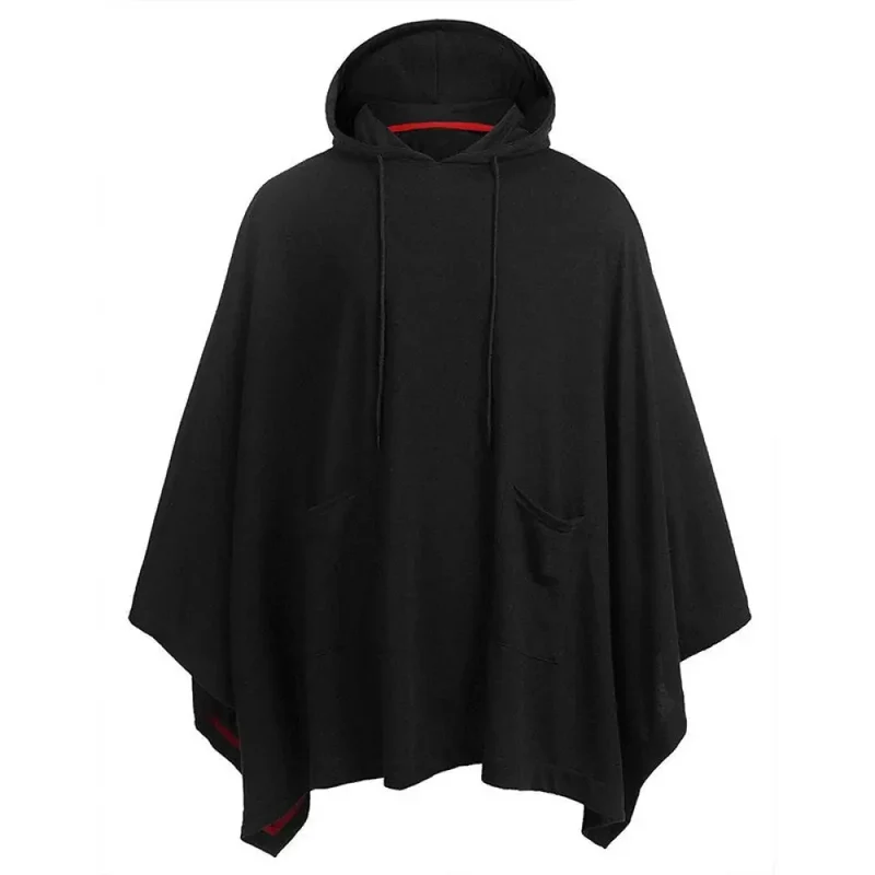 Poncho laine homme