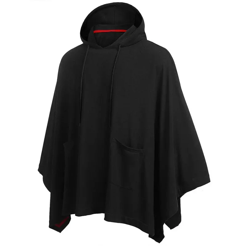 Poncho laine homme
