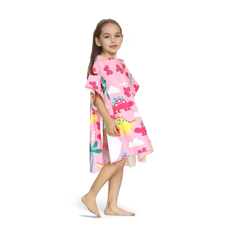 Poncho enfant plage