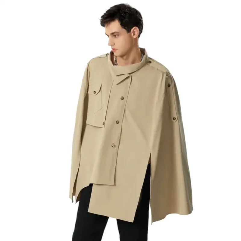 Manteau poncho homme