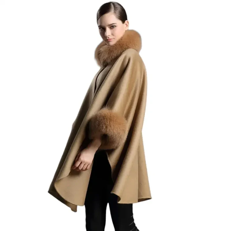 Poncho hiver femme