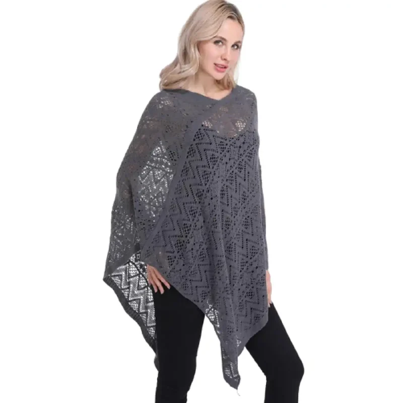 Cape poncho femme