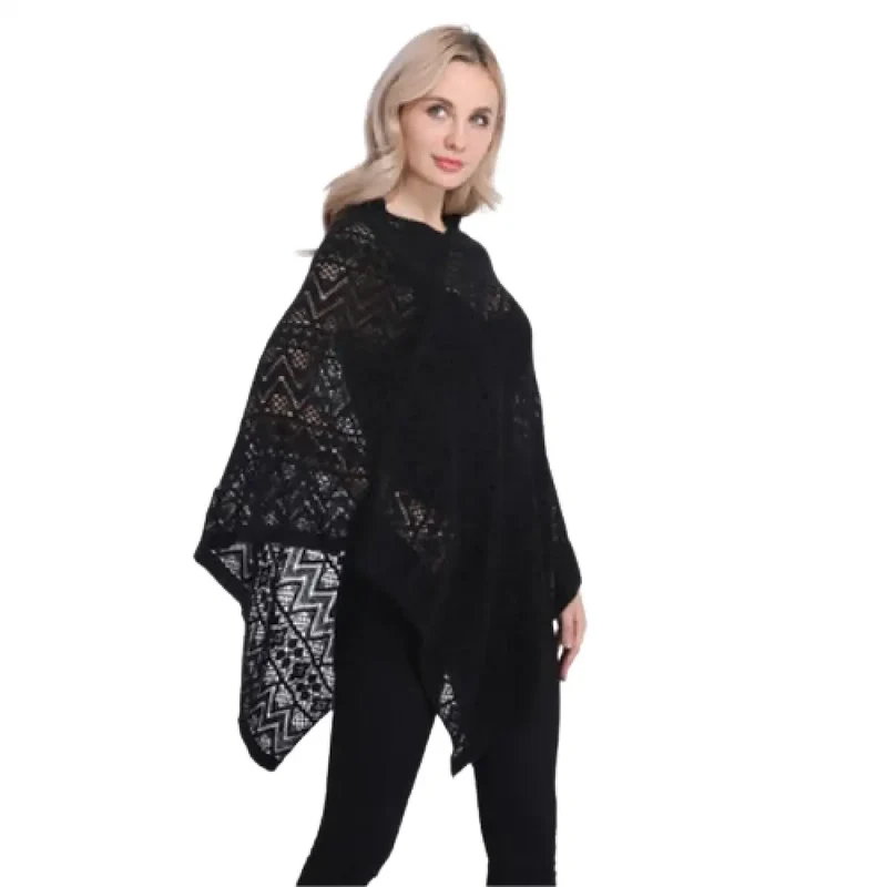 Cape poncho femme