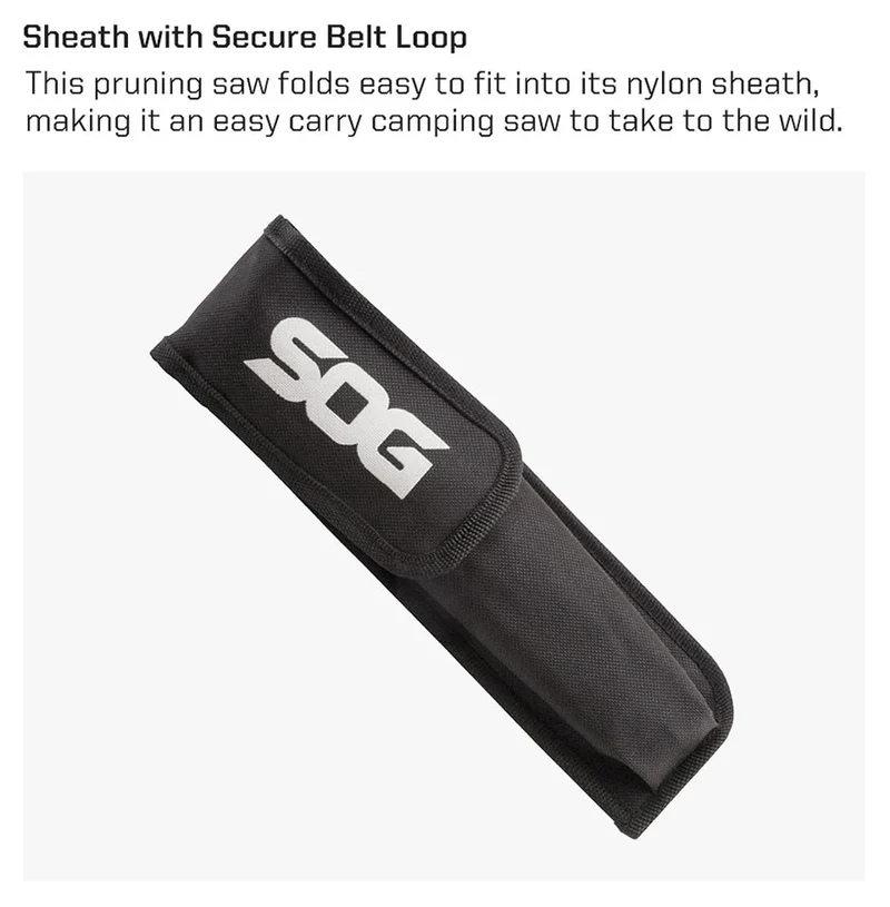 Scie pliante pour la chasse et le bushcraft 265g "SOG - Wood & Bone saw"