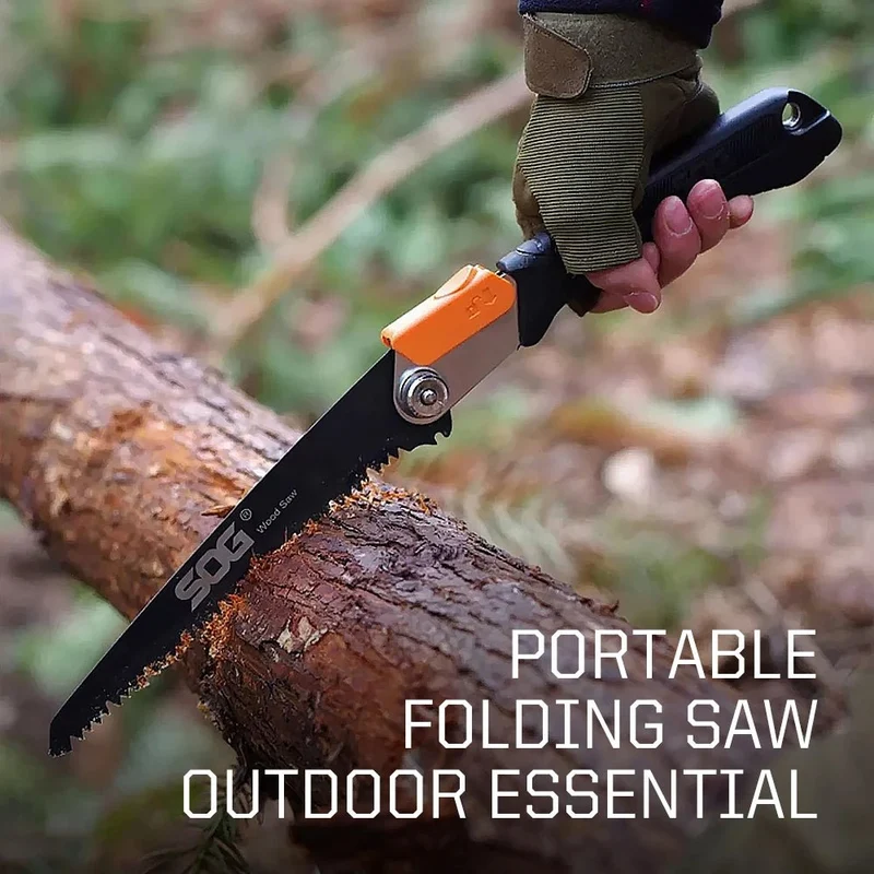 Scie pliante pour la chasse et le bushcraft 265g "SOG - Wood & Bone saw"