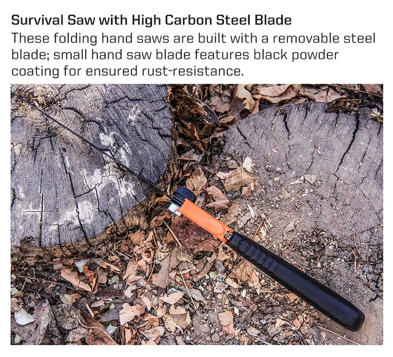Scie pliante pour la chasse et le bushcraft 265g "SOG - Wood & Bone saw"