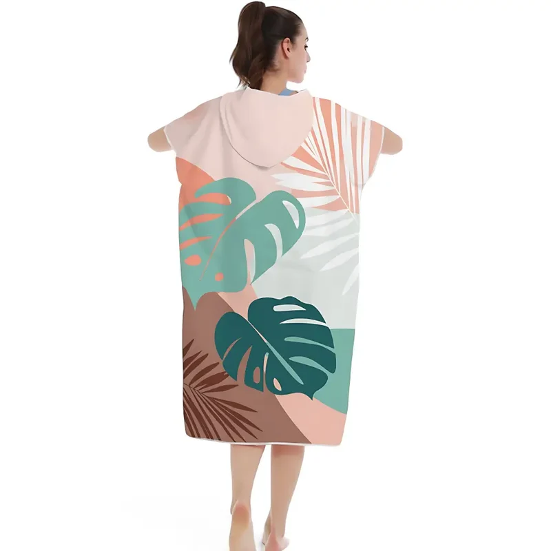 Poncho de surf femme