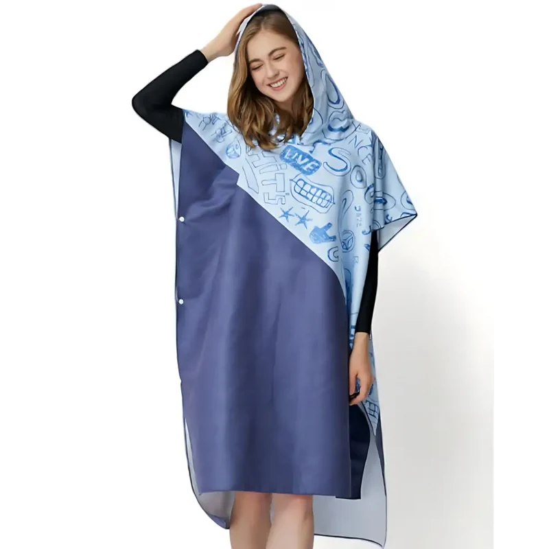 Poncho femme surf