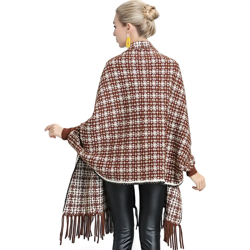 Poncho femme en solde