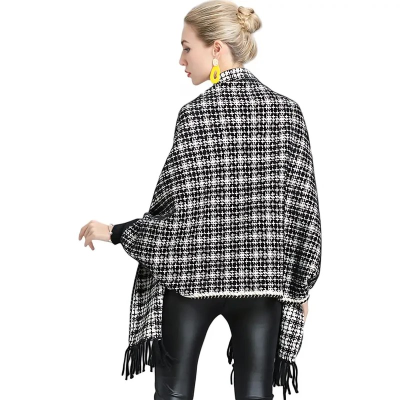 Poncho femme en solde