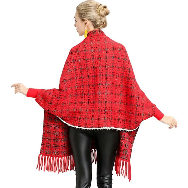 Poncho femme en solde