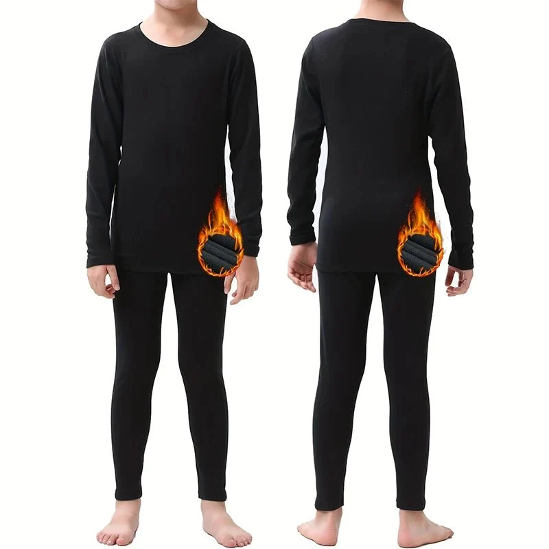 Ensemble de sous-vêtements thermiques pour Enfants avec doublure polaire "HOPLYNN - SD800 Thermal Wear"