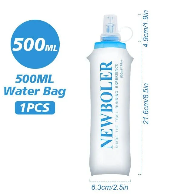 Flasque à eau souple pour la randonnée, running et trail "NEWBOLER - BOT003 series"