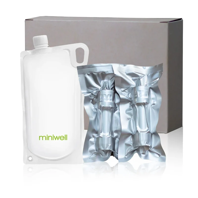 Paille filtrante / filtration à eau portable filtrant 99,9% des bactéries stockage longue durée (25 ans) "Miniwell - L630B"