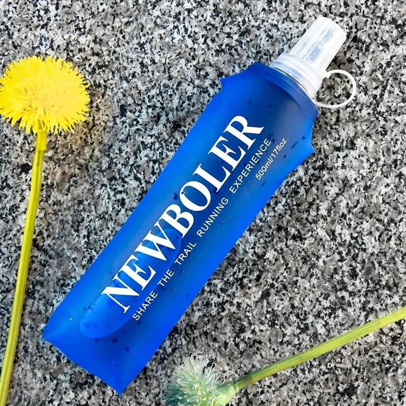 Flasque d'eau pliable souple pour le trekking, trail et running "NEWBOLER - BOT002"