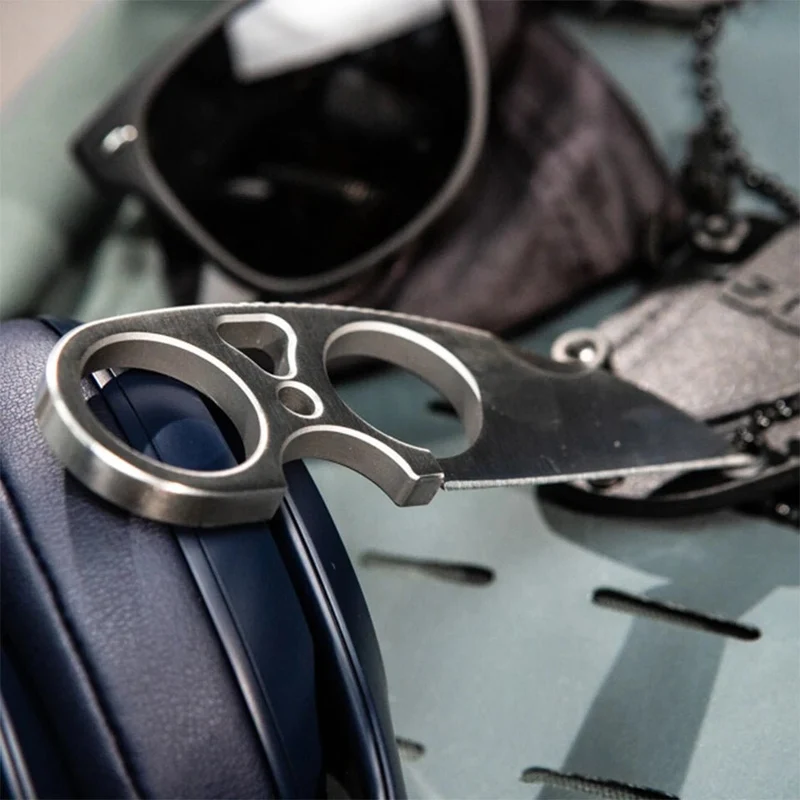 Mini-couteau à lame fixe EDC auto-défense survie avec étui "SOG - SNARL JB01K-CP"