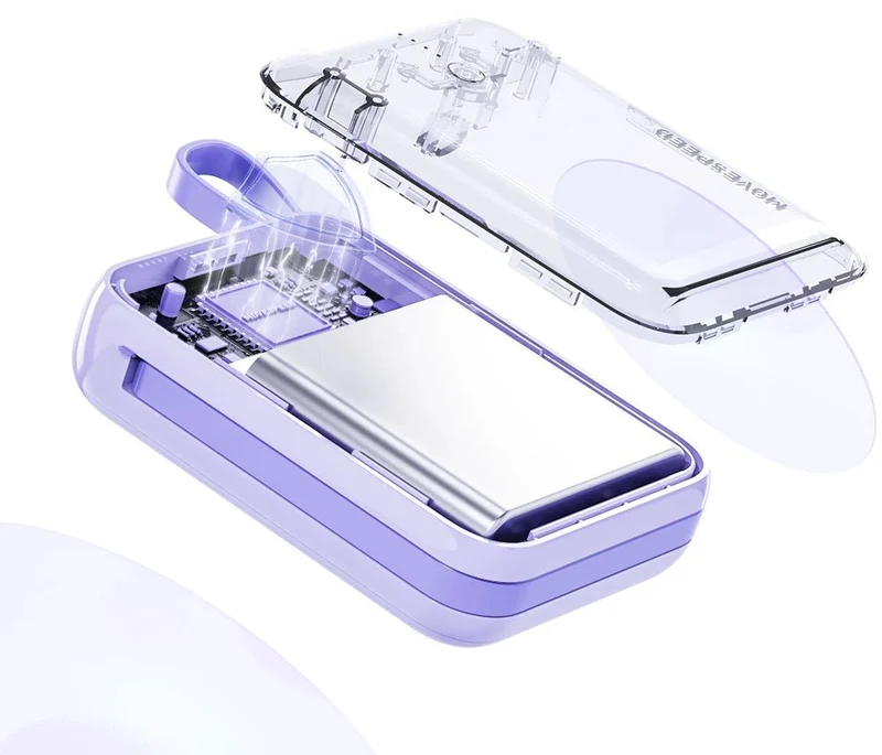 Mini-batterie externe / power bank 10000mAh avec câble Charge rapide 20W "MOVESPEED - Q10Plus"