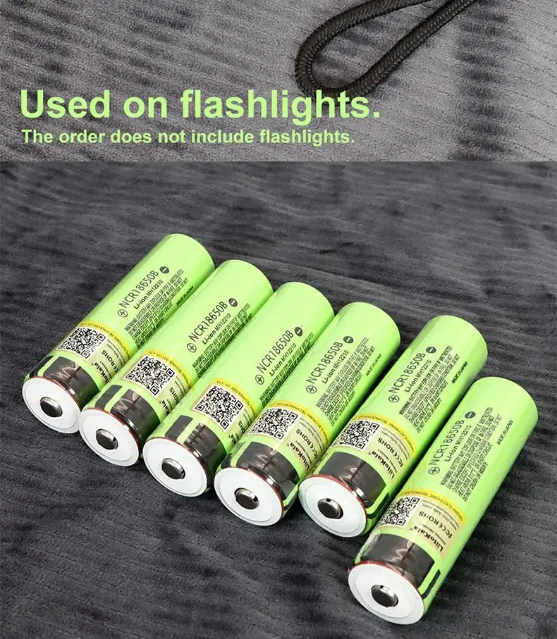 Batterie au Lithium Rechargeable 3.7V, 3400mah, 18650 "Liitokala - NCR18650B"