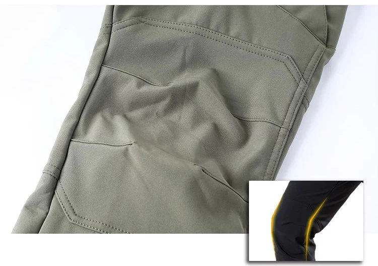 Pantalon cargo tactique imperméable avec doublure polaire "Mazerout - X5"