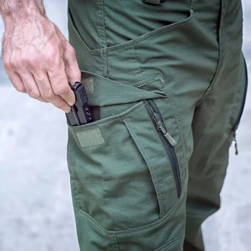 Pantalon cargo tactique imperméable avec doublure polaire "Mazerout - X9"