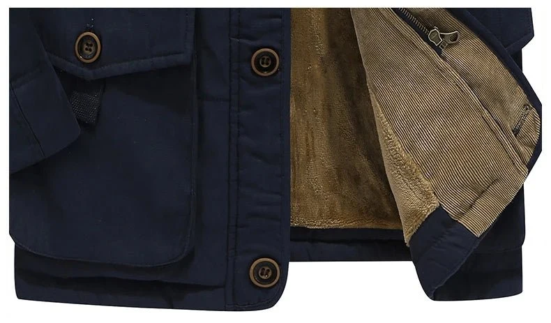 Parka polaire / manteau d'hiver pour homme 1,2kg "CHAIFENKO - Classic Outdoor"