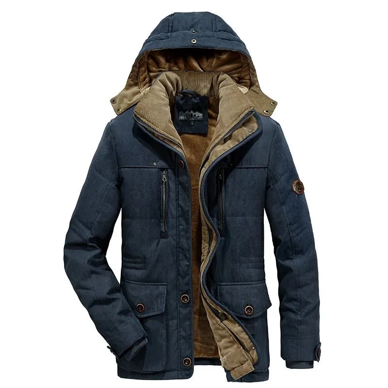 Parka polaire / manteau d'hiver pour homme 1,2kg "CHAIFENKO - Classic Outdoor"