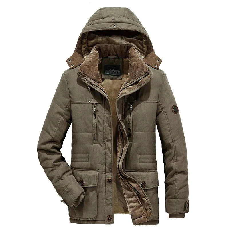 Parka polaire / manteau d'hiver pour homme 1,2kg "CHAIFENKO - Classic Outdoor"