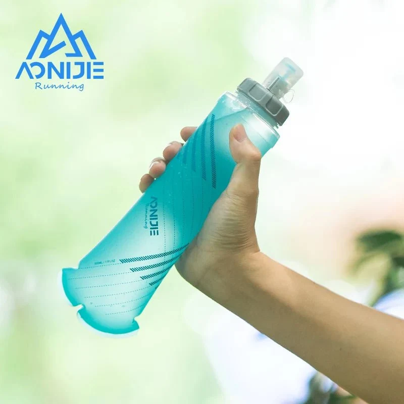 Flasque running d'hydratation sans BPA 48g avec bouchon à tirer ou rotatif 500ML "AONIJIE - SAFE SD24"