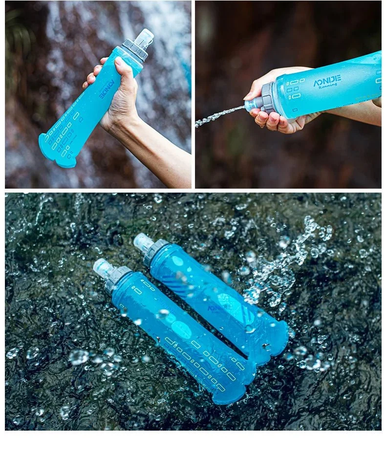 Flasque running d'hydratation sans BPA 48g avec bouchon à tirer ou rotatif 500ML "AONIJIE - SAFE SD24"