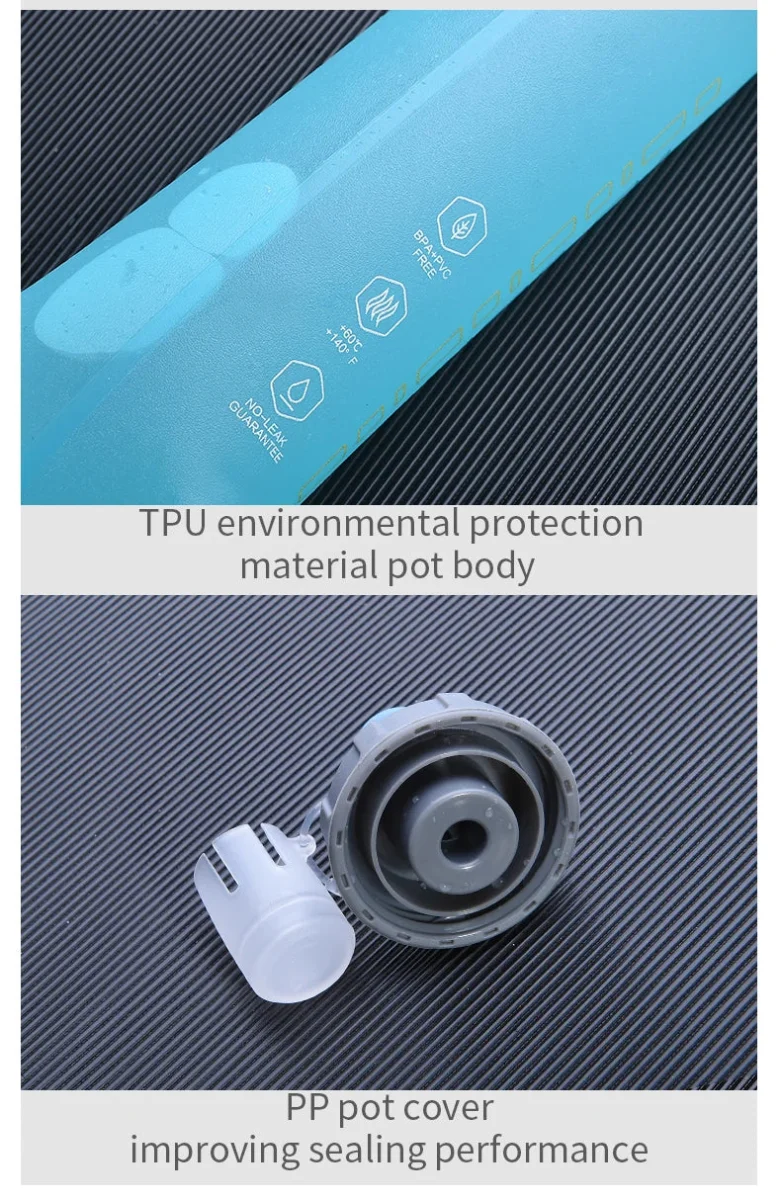 Flasque running d'hydratation sans BPA 48g avec bouchon à tirer ou rotatif 500ML "AONIJIE - SAFE SD24"