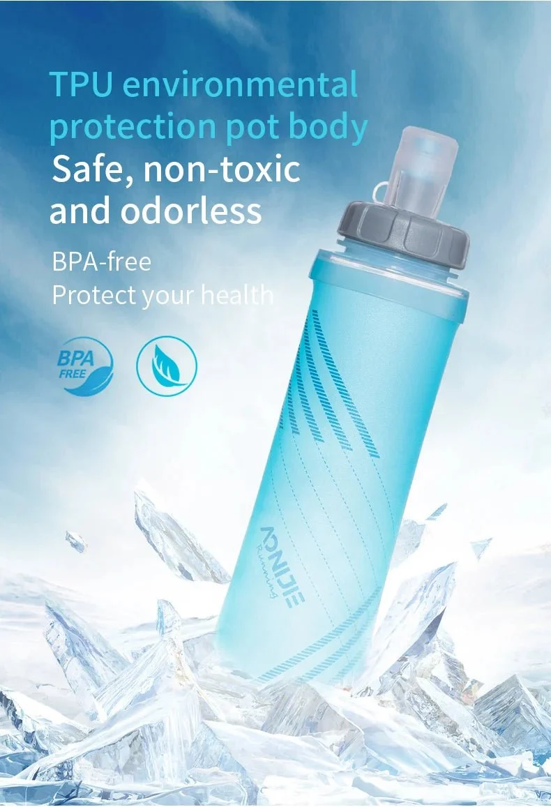 Flasque running d'hydratation sans BPA 48g avec bouchon à tirer ou rotatif 500ML "AONIJIE - SAFE SD24"