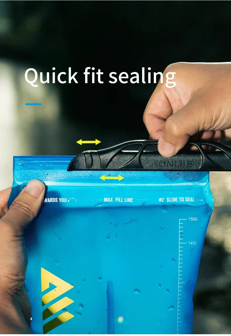 Poche à eau / réservoir d'hydratation sans BPA randonnée course à partir de 1,5L / 110g " Aonijie - SD62"