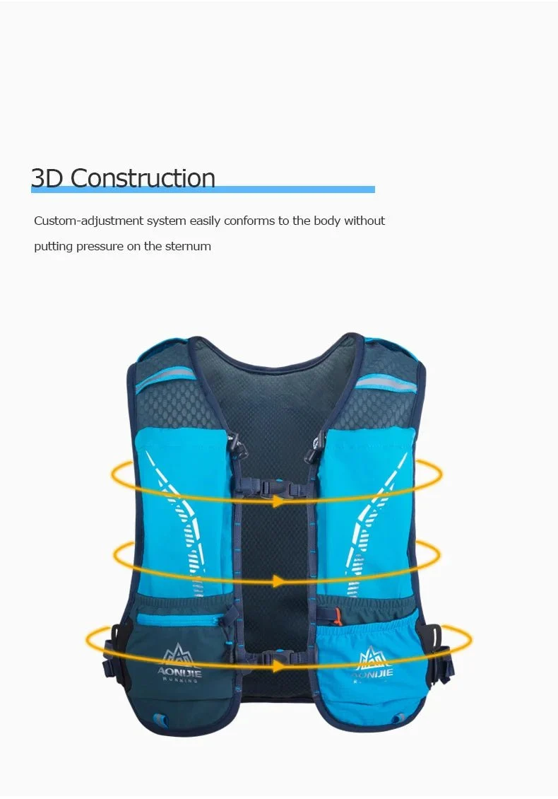 Sac d'hydratation pour le trail et la course à pied AGILE WRAP 5L 167g "AONIJIE - C9102"