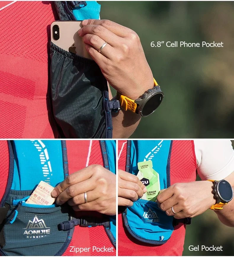 Sac d'hydratation pour le trail et la course à pied AGILE WRAP 5L 167g "AONIJIE - C9102"