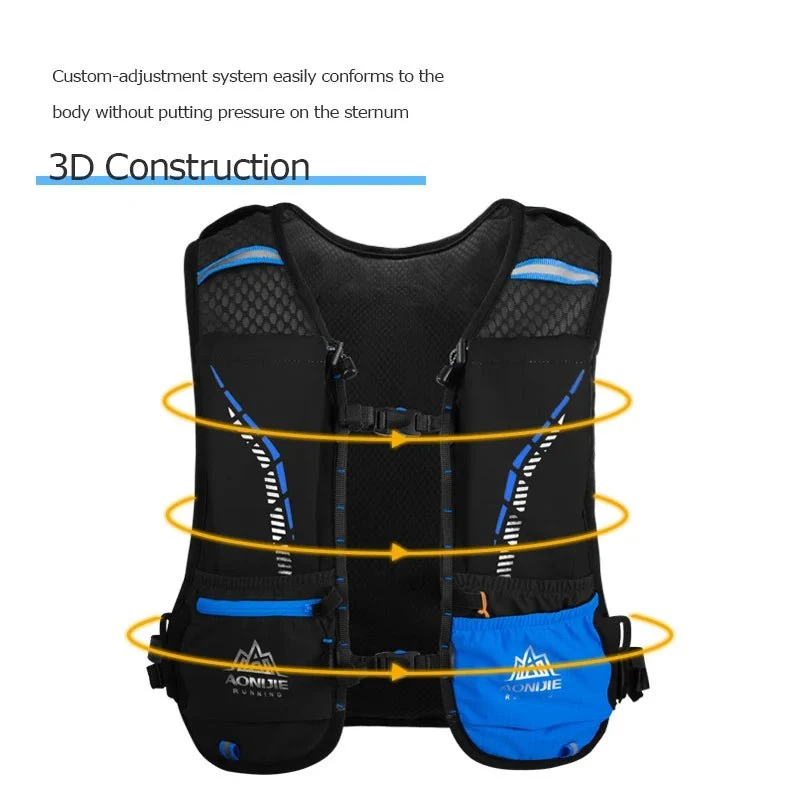 Sac d'hydratation pour le trail et la course à pied AGILE WRAP 5L 167g "AONIJIE - C9102"