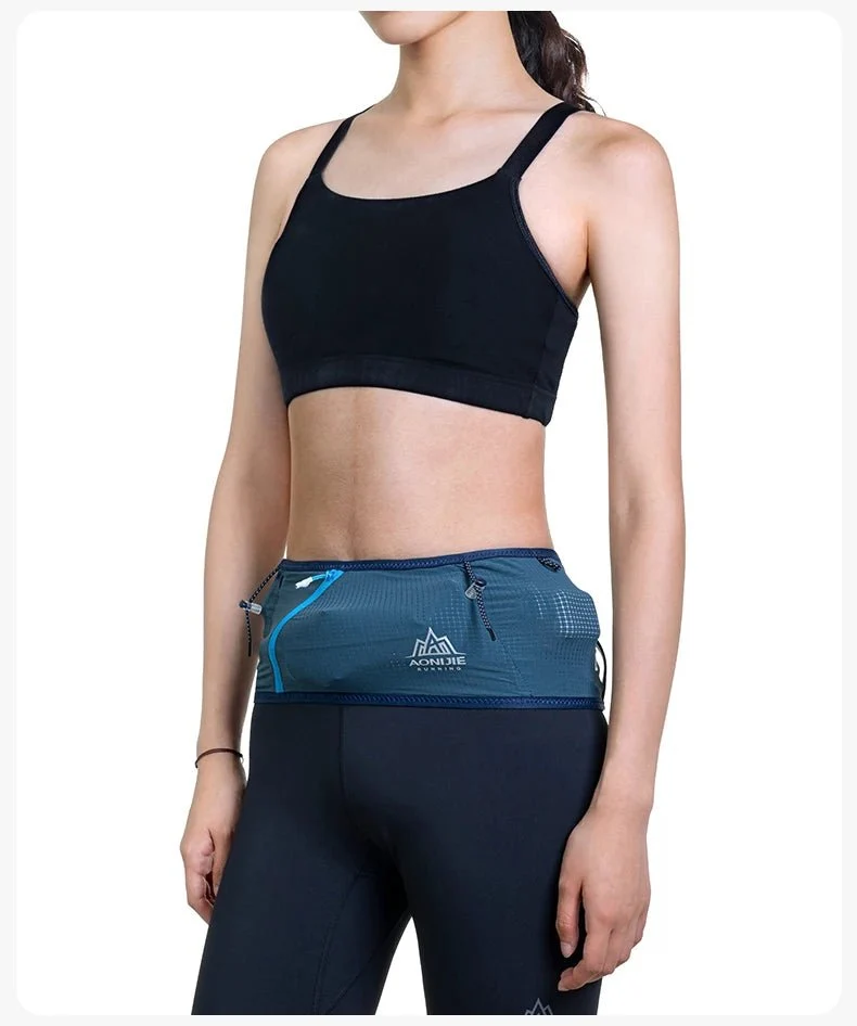 Ceinture de course d'hydratation pour le trail / running / marathon avec support pour téléphone portable "AONIJIE - W8101"