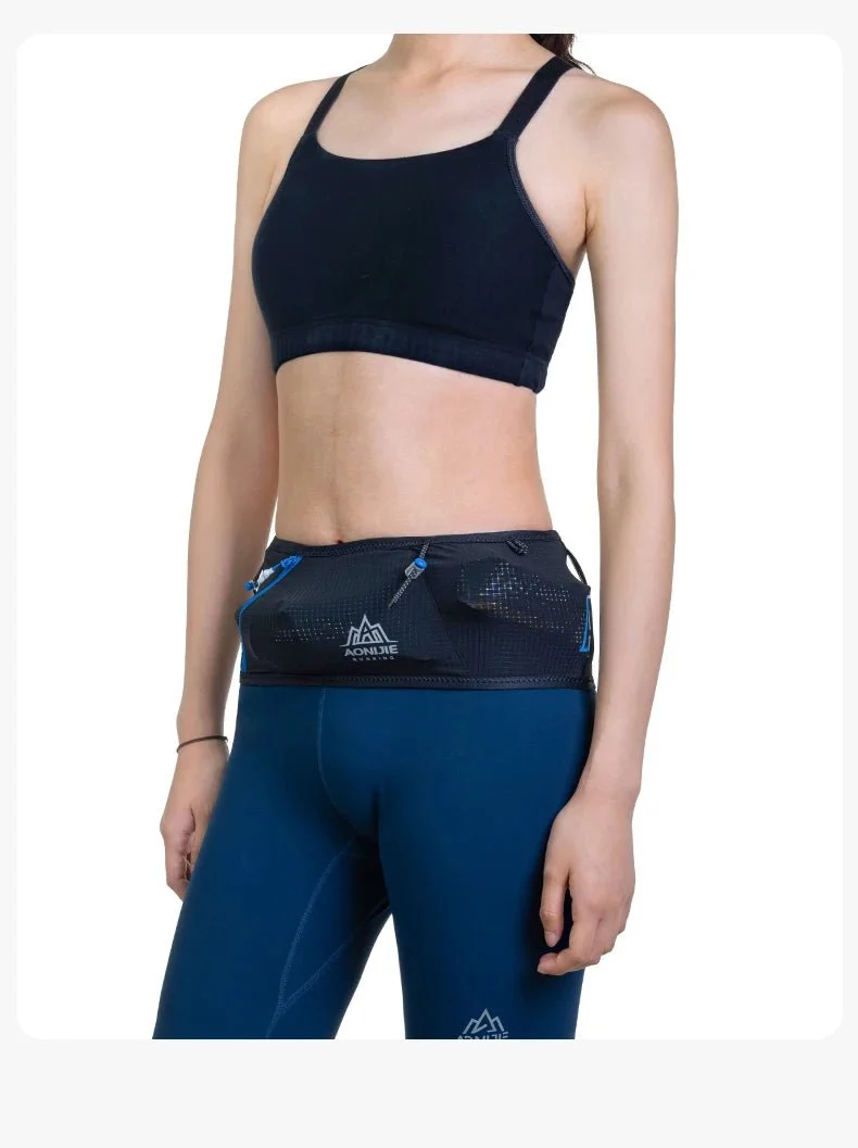 Ceinture de course d'hydratation pour le trail / running / marathon avec support pour téléphone portable "AONIJIE - W8101"