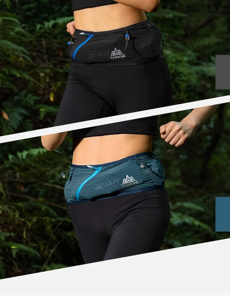 Ceinture de course d'hydratation pour le trail / running / marathon avec support pour téléphone portable "AONIJIE - W8101"