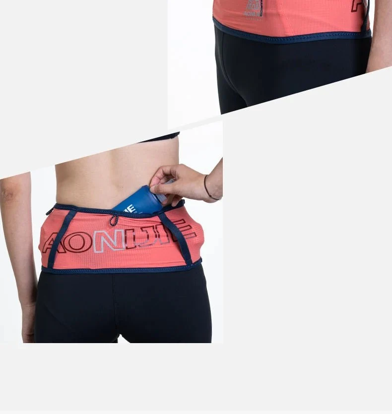 Ceinture de course d'hydratation pour le trail / running / marathon avec support pour téléphone portable "AONIJIE - W8101"