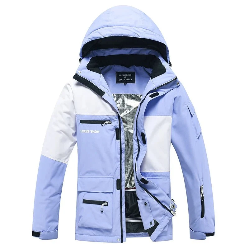 Parka de ski / snowboard veste imperméable d'hiver -30°C unisexe "Artic Queen - Ski combi 389"