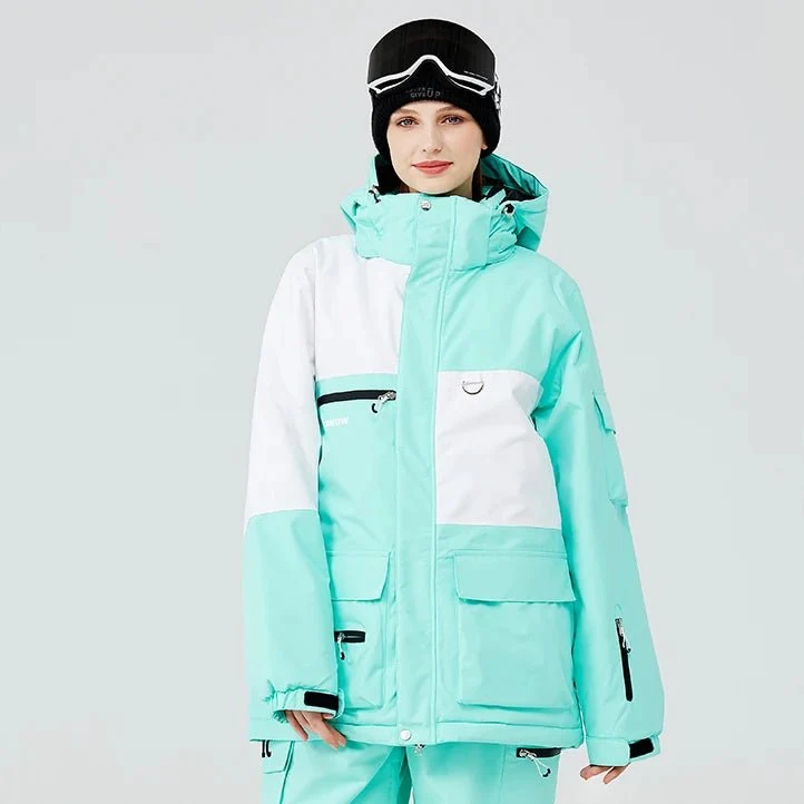 Parka de ski / snowboard veste imperméable d'hiver -30°C unisexe "Artic Queen - Ski combi 389"