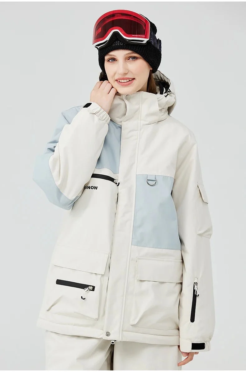 Parka de ski / snowboard veste imperméable d'hiver -30°C unisexe "Artic Queen - Ski combi 389"